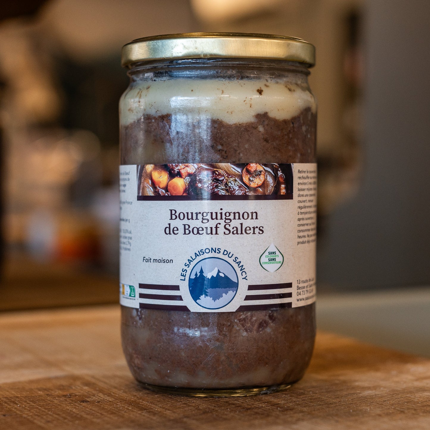 Bourguignon de boeuf salers
