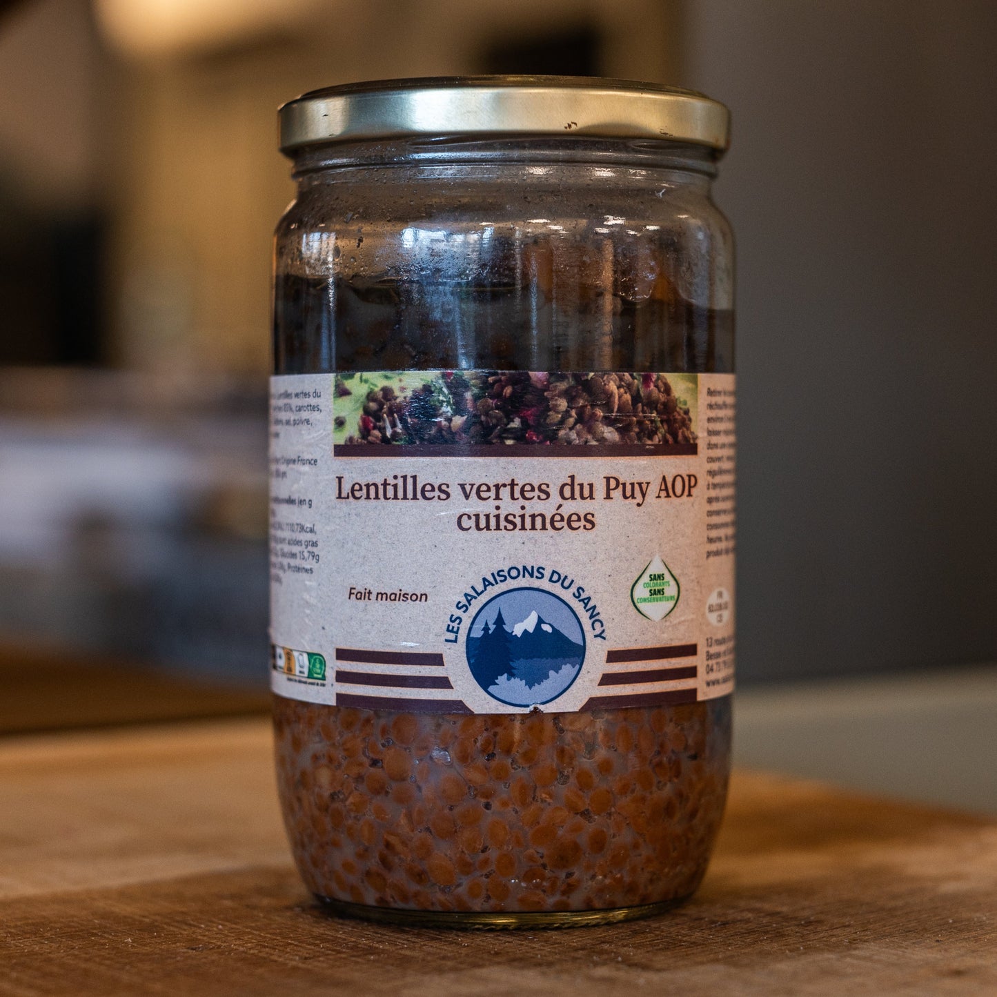 Lentilles vertes du Puy AOP cuisinees