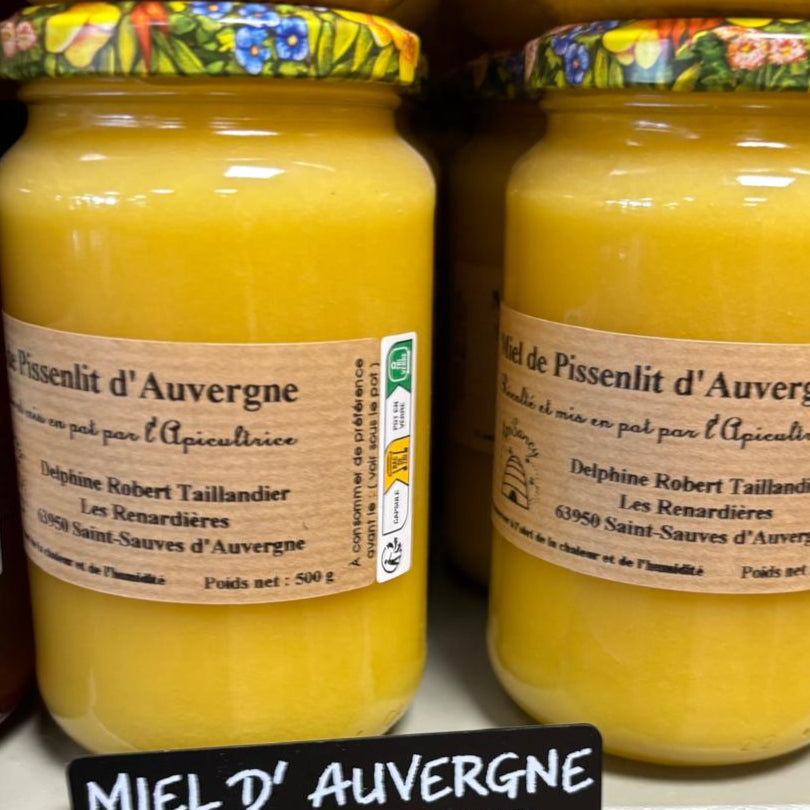 Miel d'auvergne - Pissenlit - 500g
