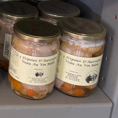 Tripoux de veau au vin blanc