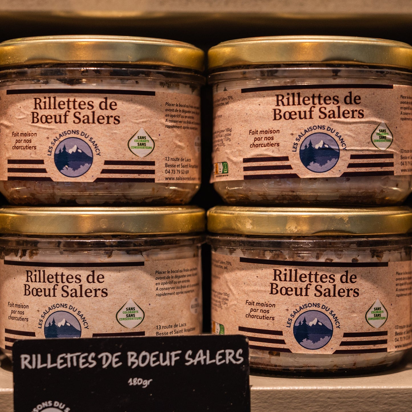 Rillette de bœuf Salers - 180g