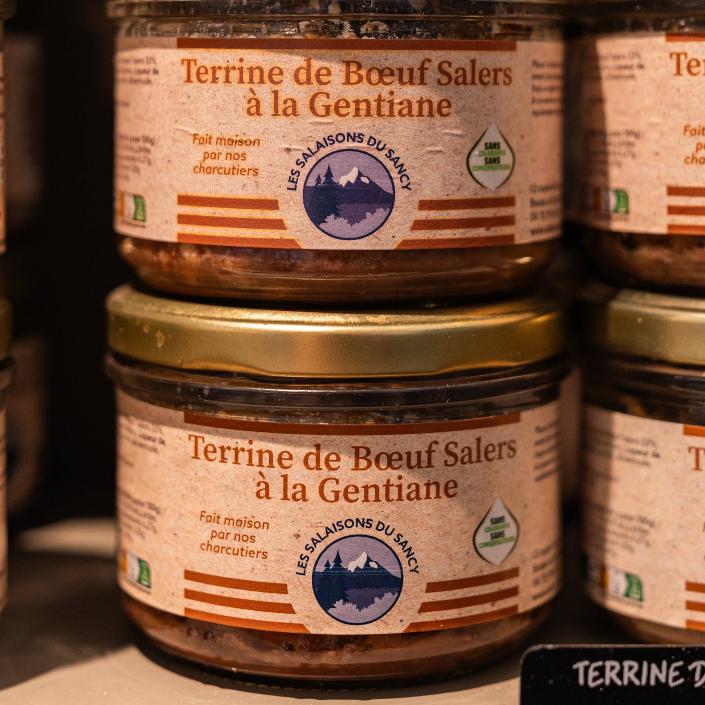 Terrine de bœuf Salers a la Gentiane - 180g