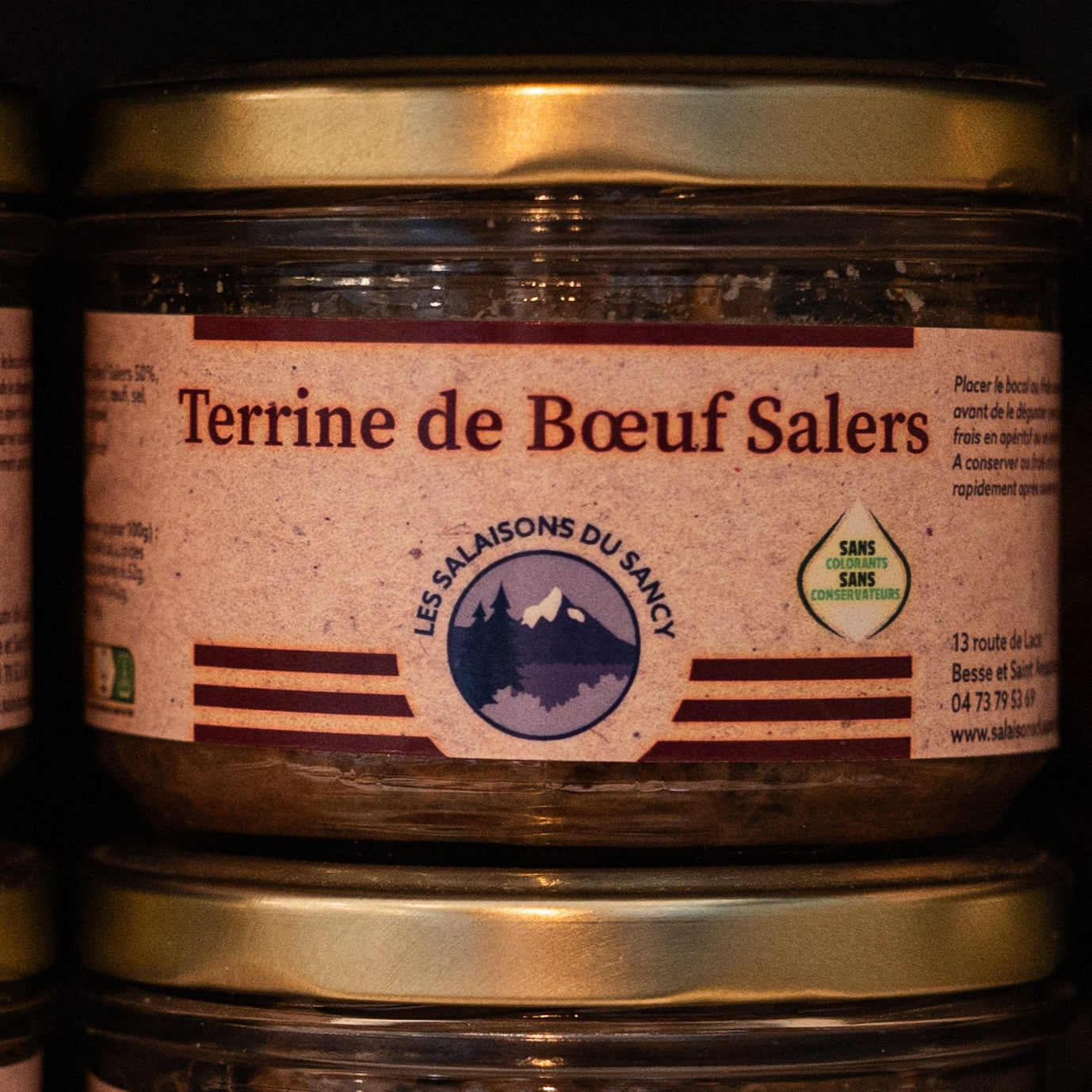 Terrines de bœuf Salers - 180g