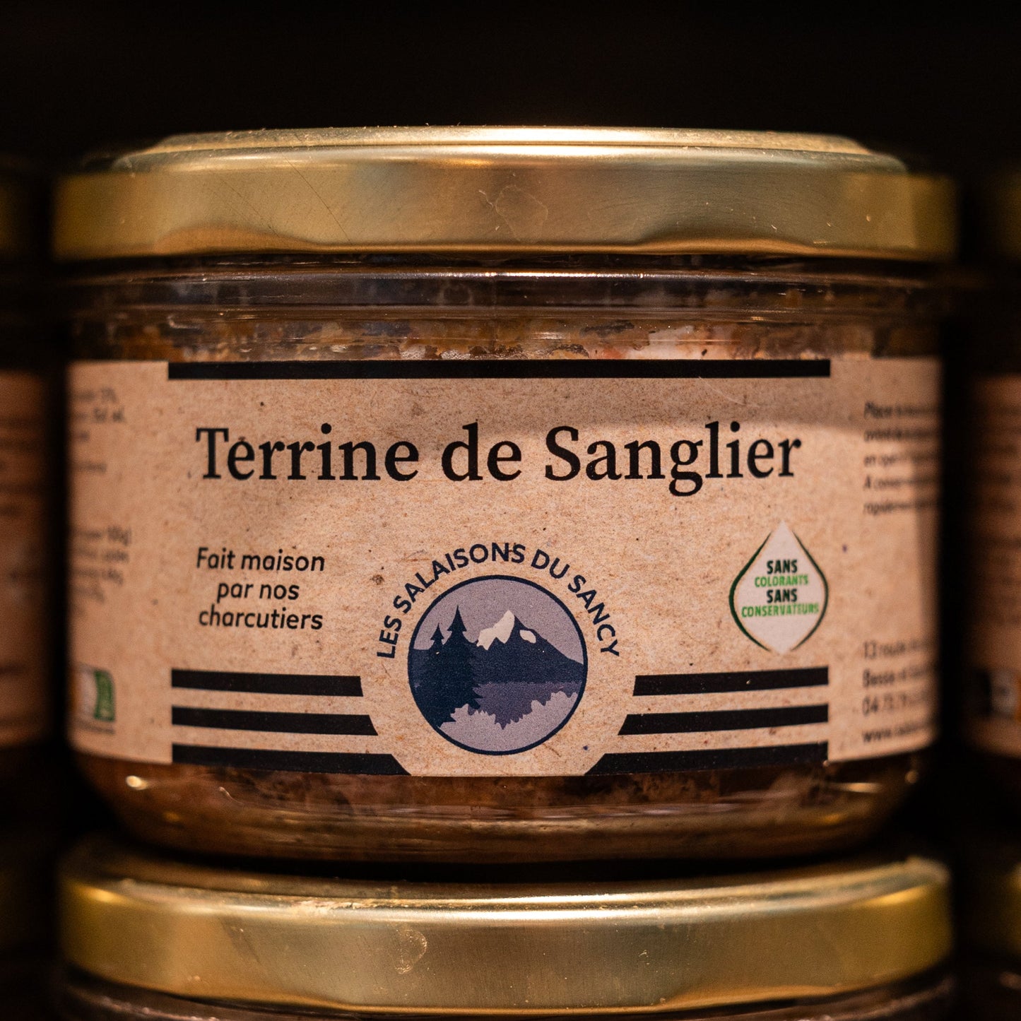 Terrine artisanale de sanglier sauvage - 180g
