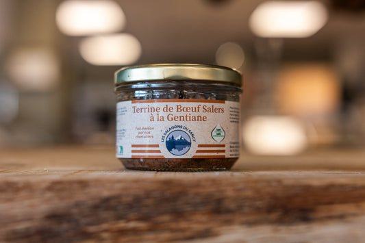 Terrine de bœuf Salers a la Gentiane - 180g