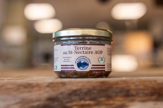 Terrines artisanales Pur Porc - Saint-nectaire AOP - 180g