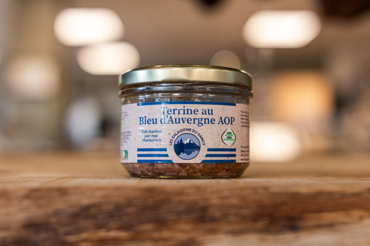 Terrines artisanales Pur Porc - Bleu d'Auvergne AOP - 180g