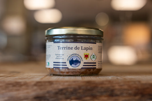 Terrine artisanale de lapin - recette champion de France - 180g