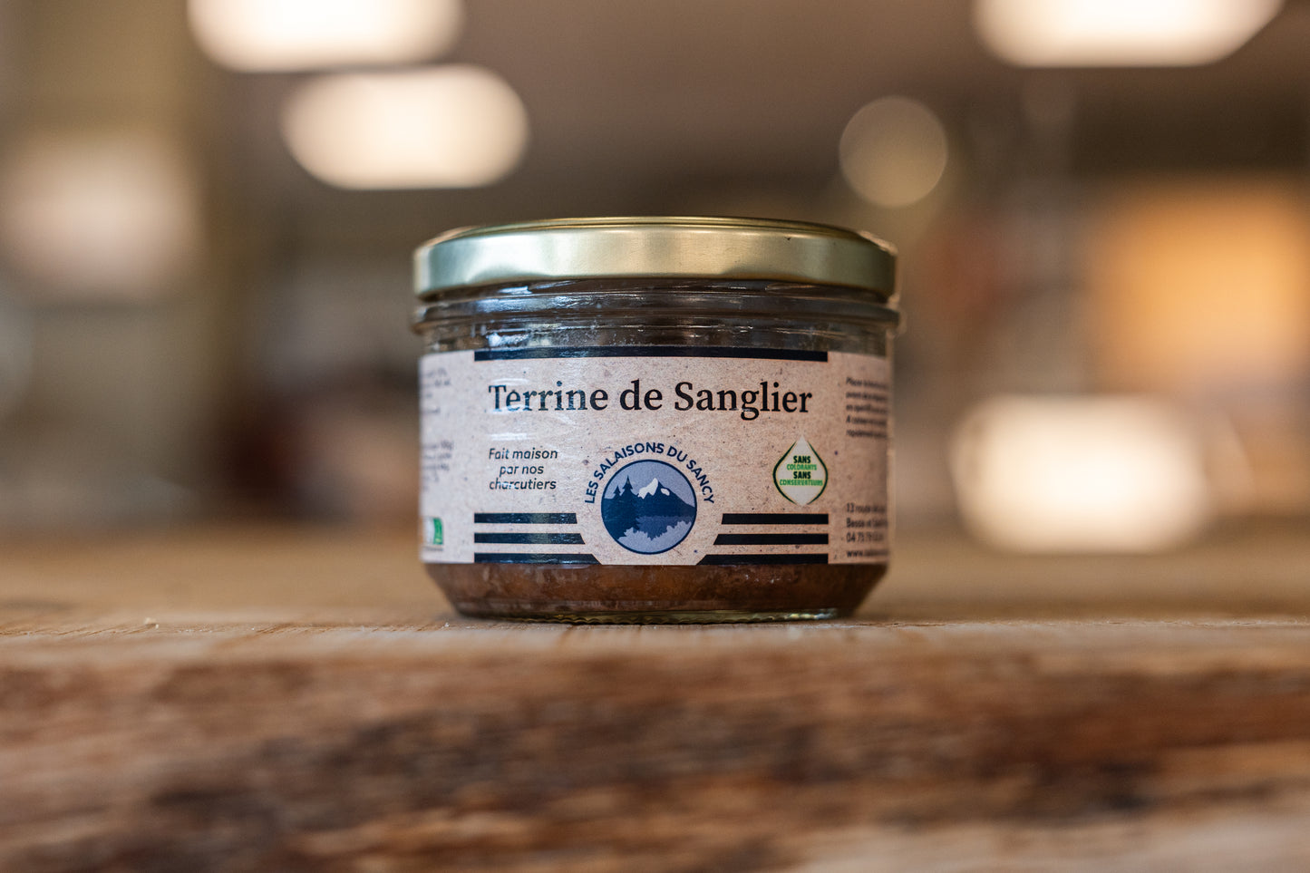 Terrine artisanale de sanglier sauvage - 180g