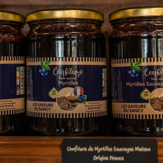 Confiture de myrtilles